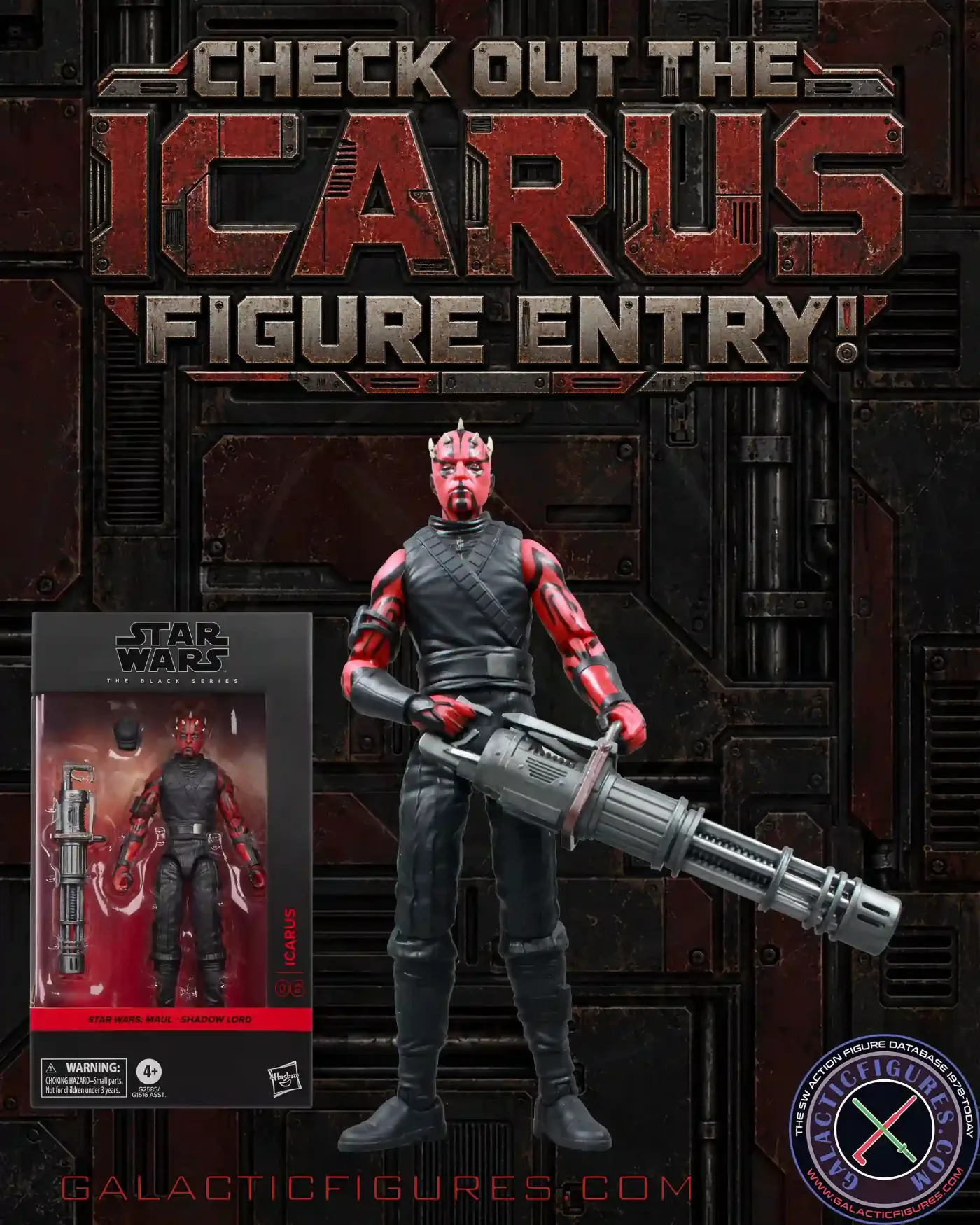 Black Series ICARUS has made it into the database!