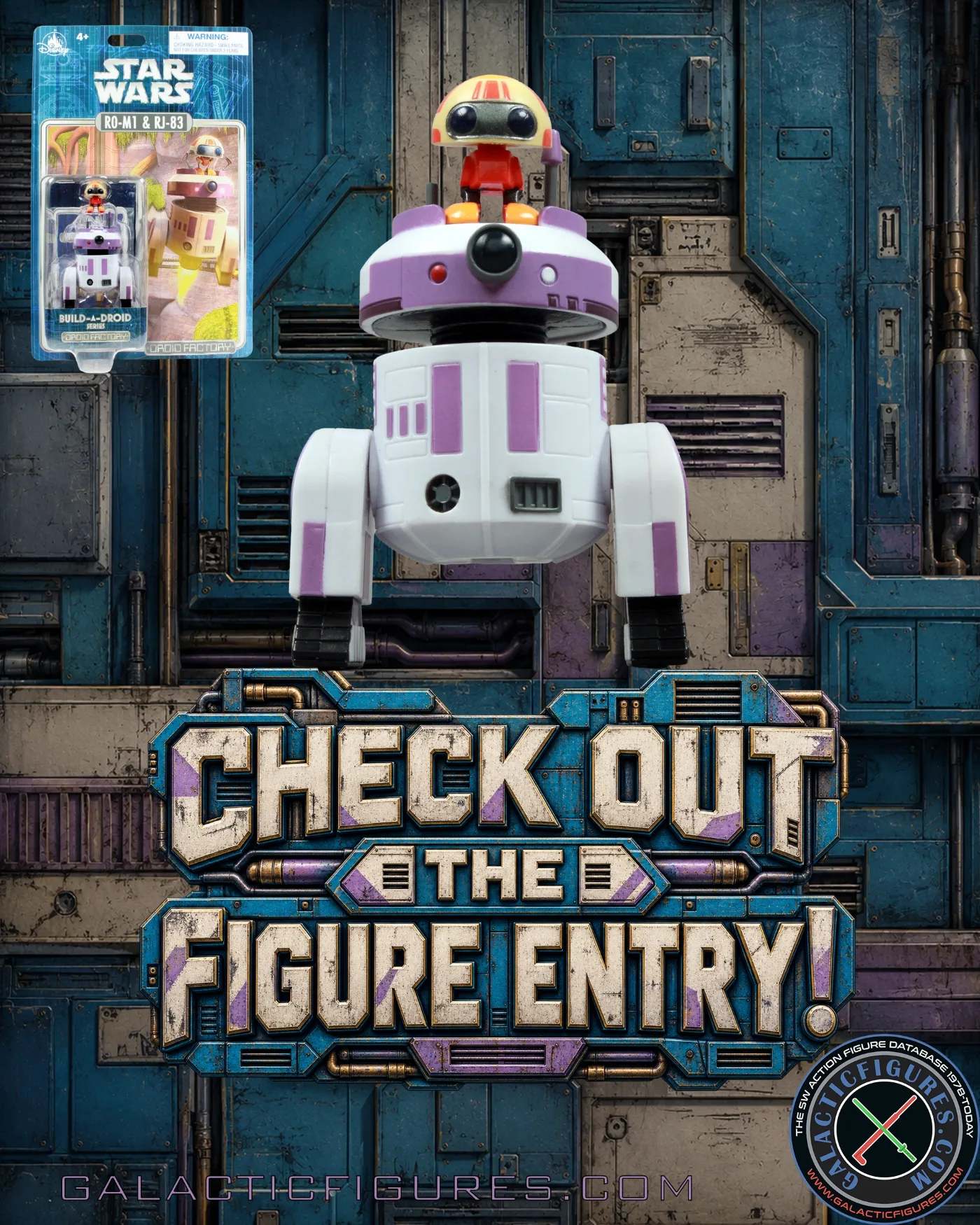 Star Tours/Droid Factory R0-M1 (2026 Build-A-Droid Series 2 #2 (R0-M1 & RJ83)) Has Arrived!