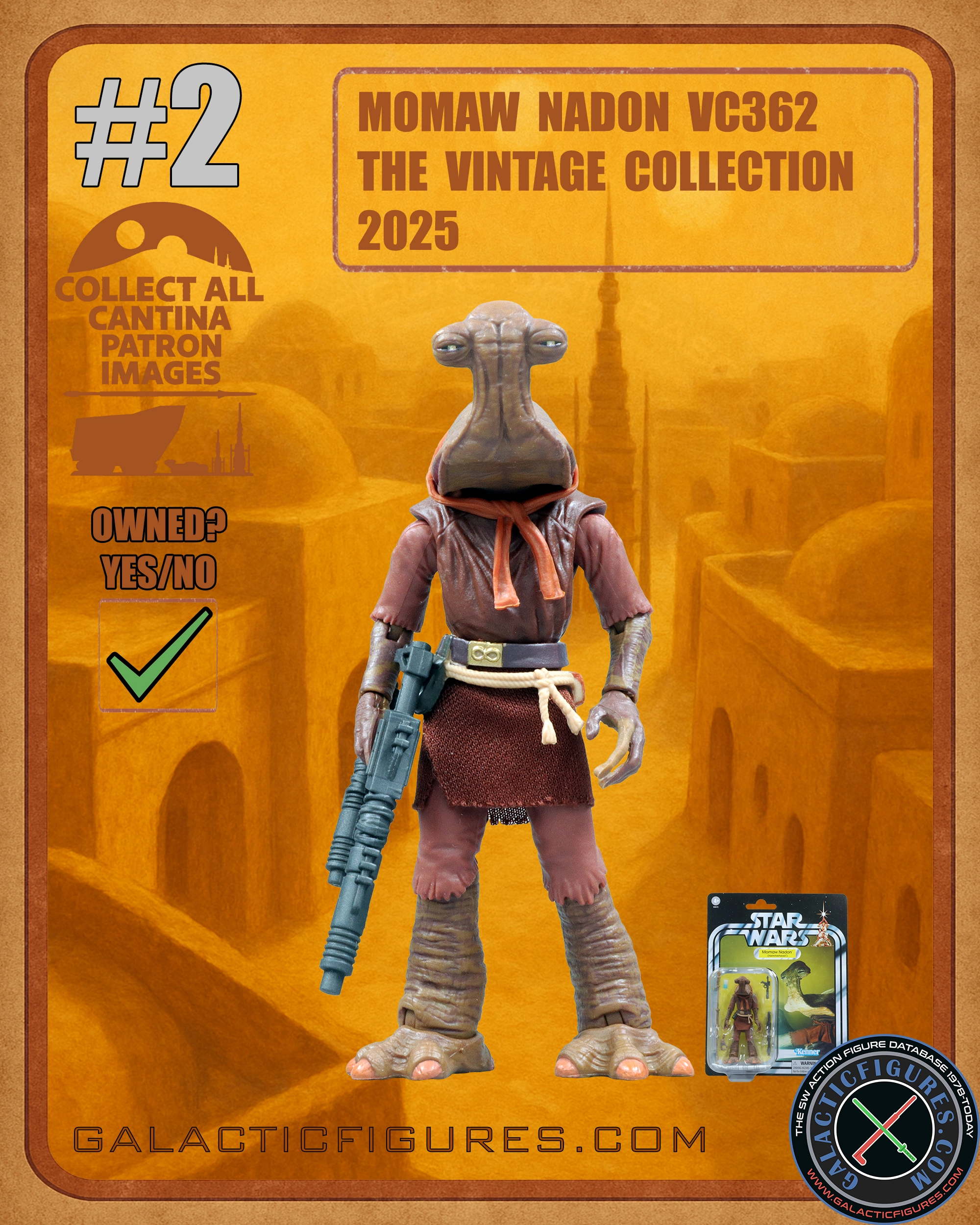 Galactic Figures - Cantina Alien - Trading Cards