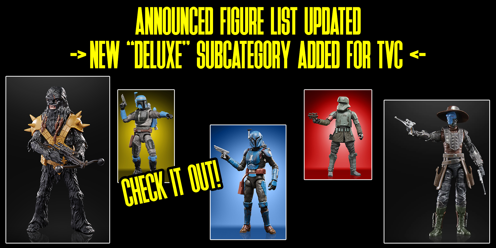 Announced Figure List Updated - New Subcategory For TVC