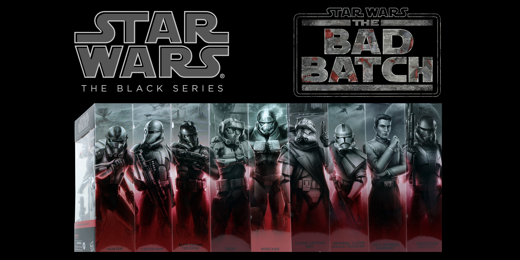 The Black Series Mural Line - The Bad Batch