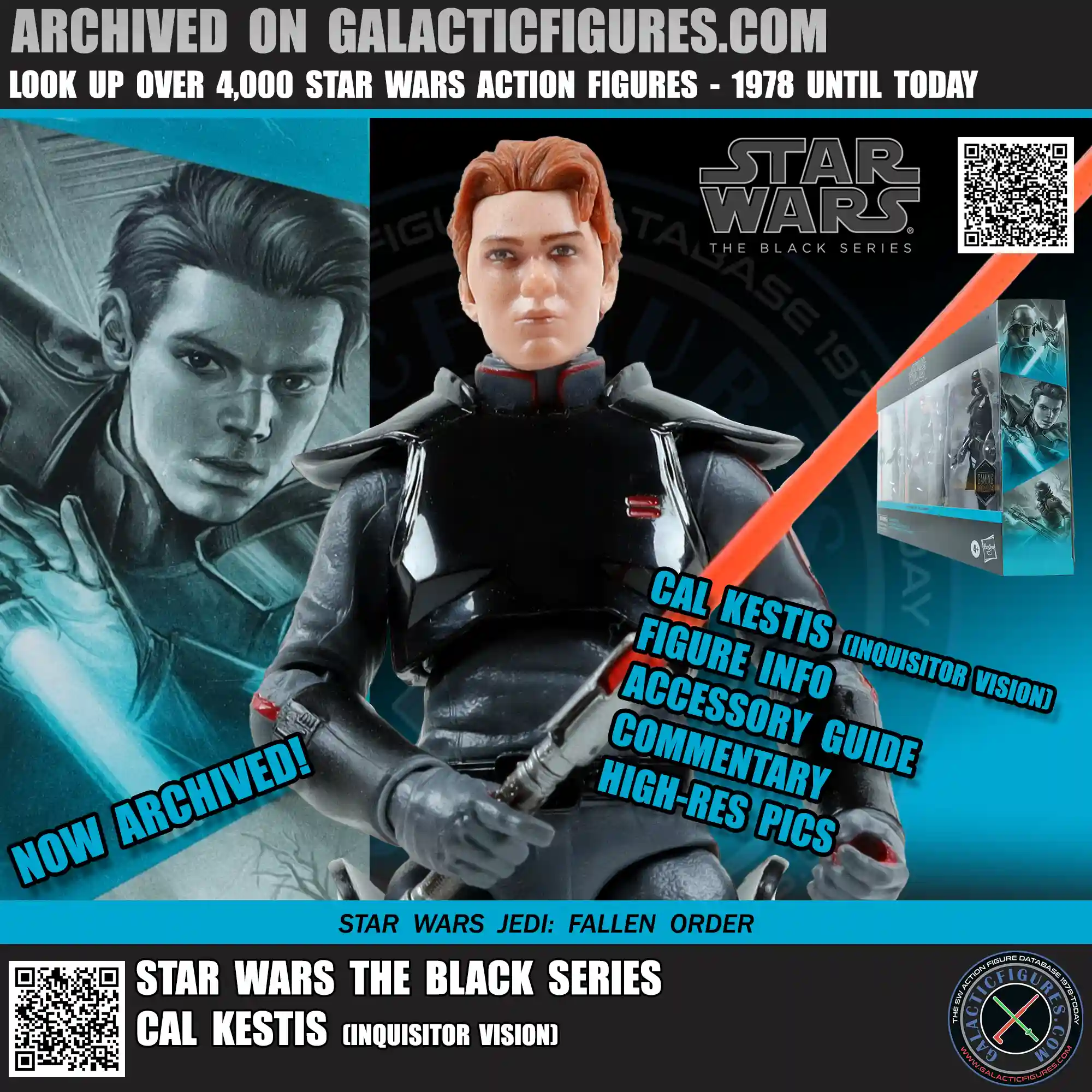 Black Series Cal Kestis (Inquisitor Vision) Archived!