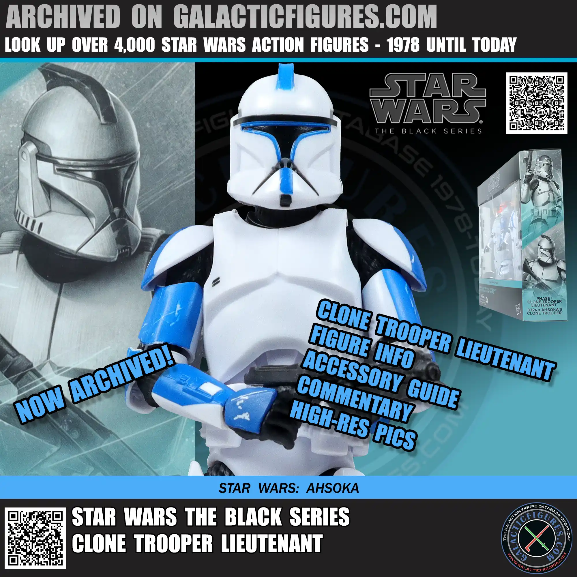 Black Series Clone Trooper Lieutenant Archived