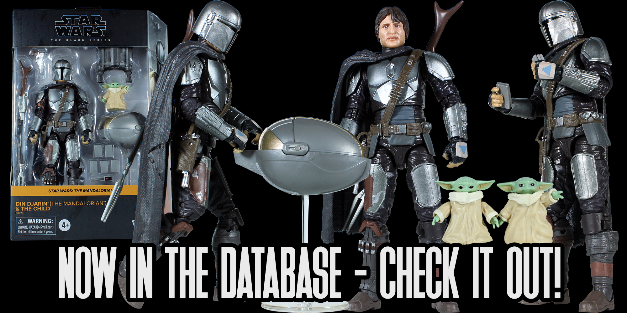 Hasbro Star Wars The Black Series The Mandalorian Din Djarin and The Child Figures for sale online F0874 