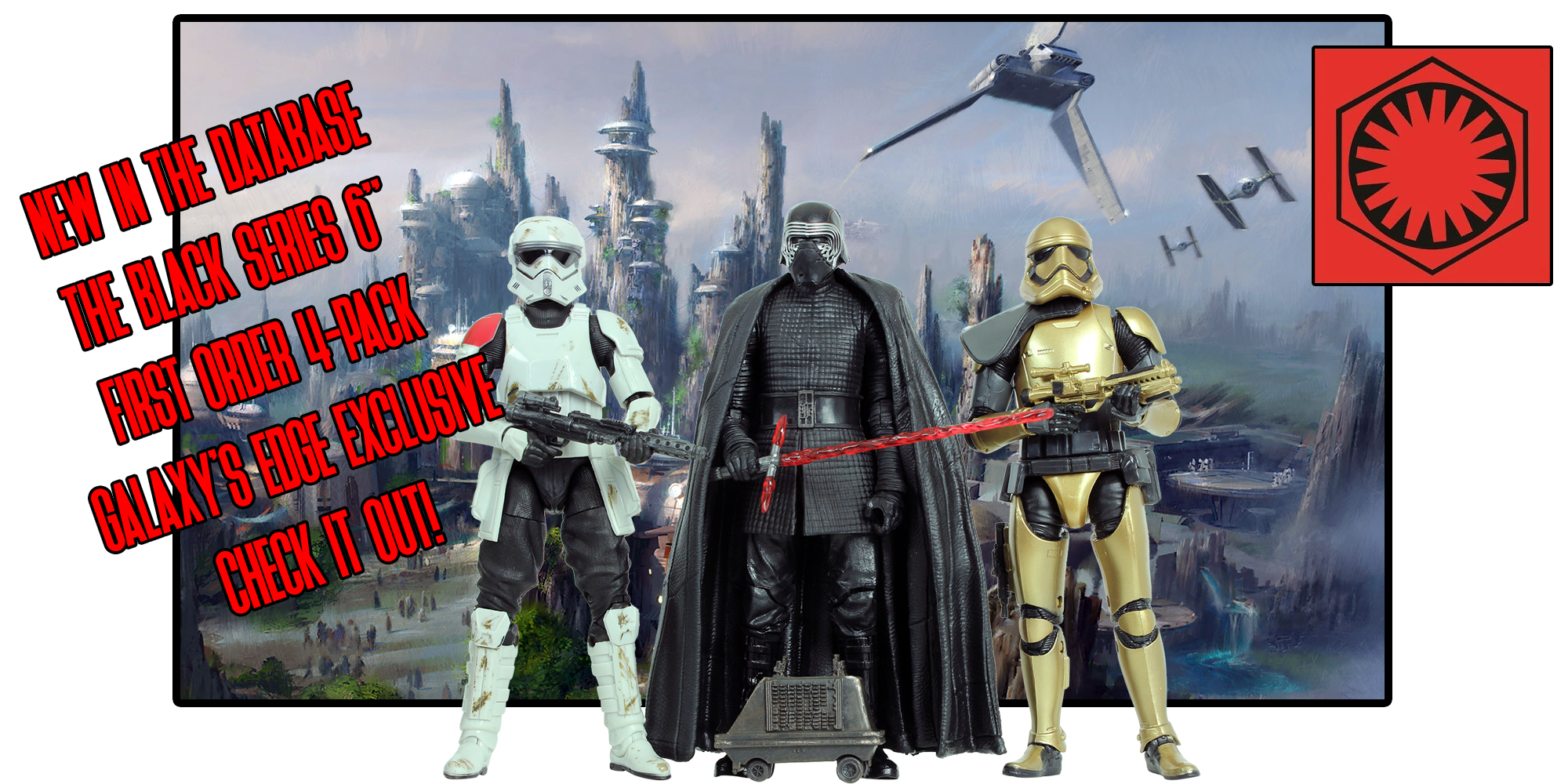 New Addition: Black Series 6" First Order 4-Pack