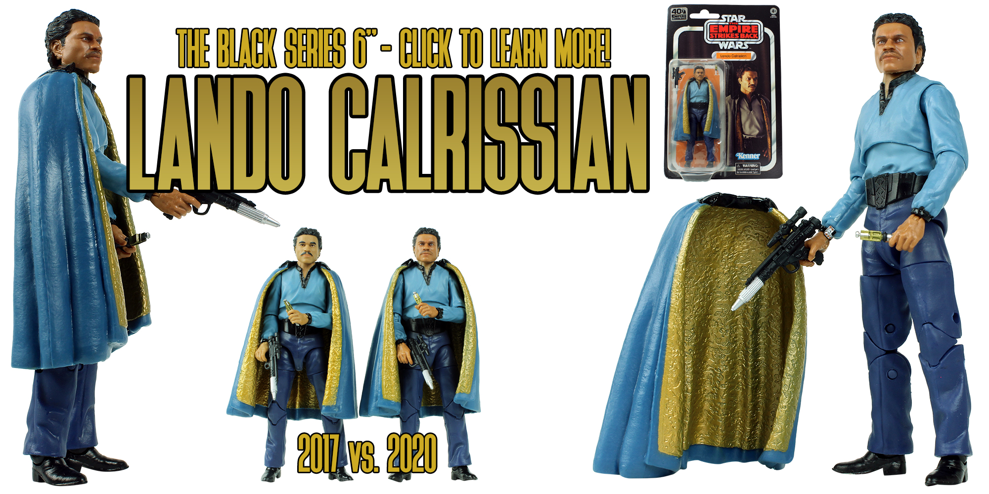 The Black Series 6" 40th Anniversary Lando Calrissian Has Been Added