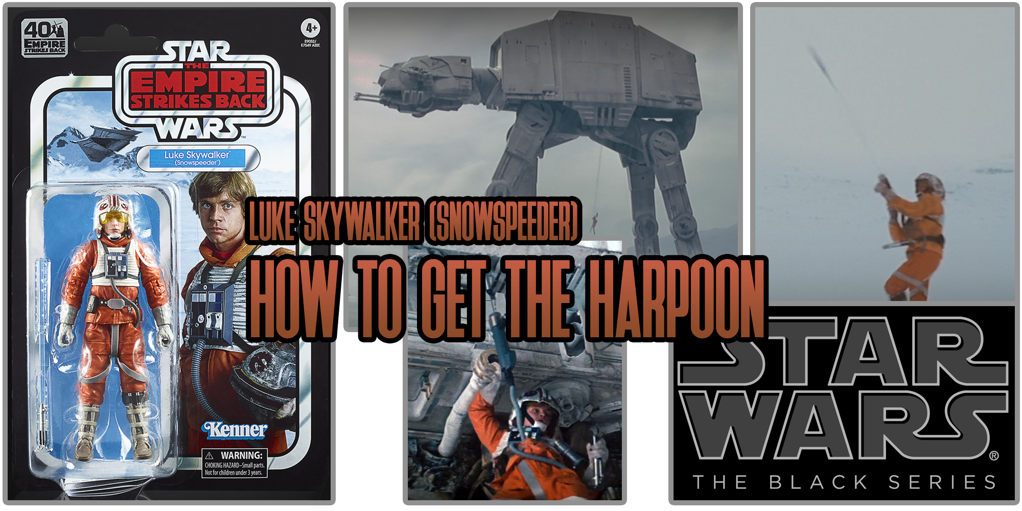 How To Get The Harpoon For The Luke Skywalker (Snowspeeder) Black Series Figure