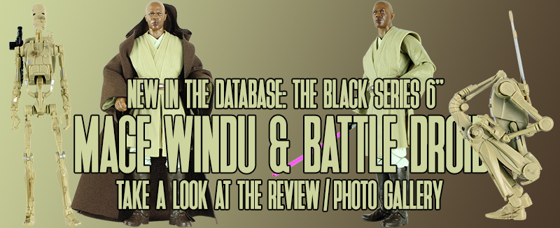 New Addition: Black Series 6" Mace Windu & Battle Droid