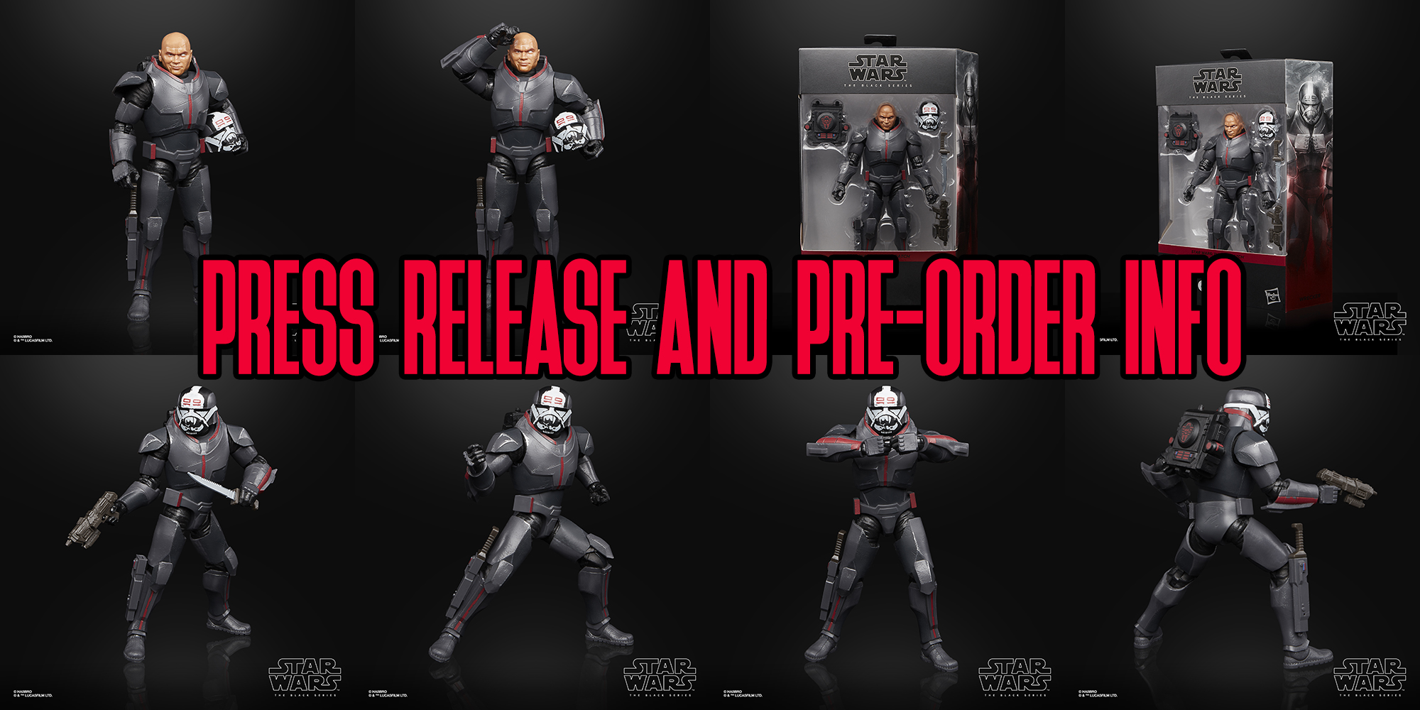 The Black Series Bad Batch Wrecker And First Order Stormtrooper Helmet