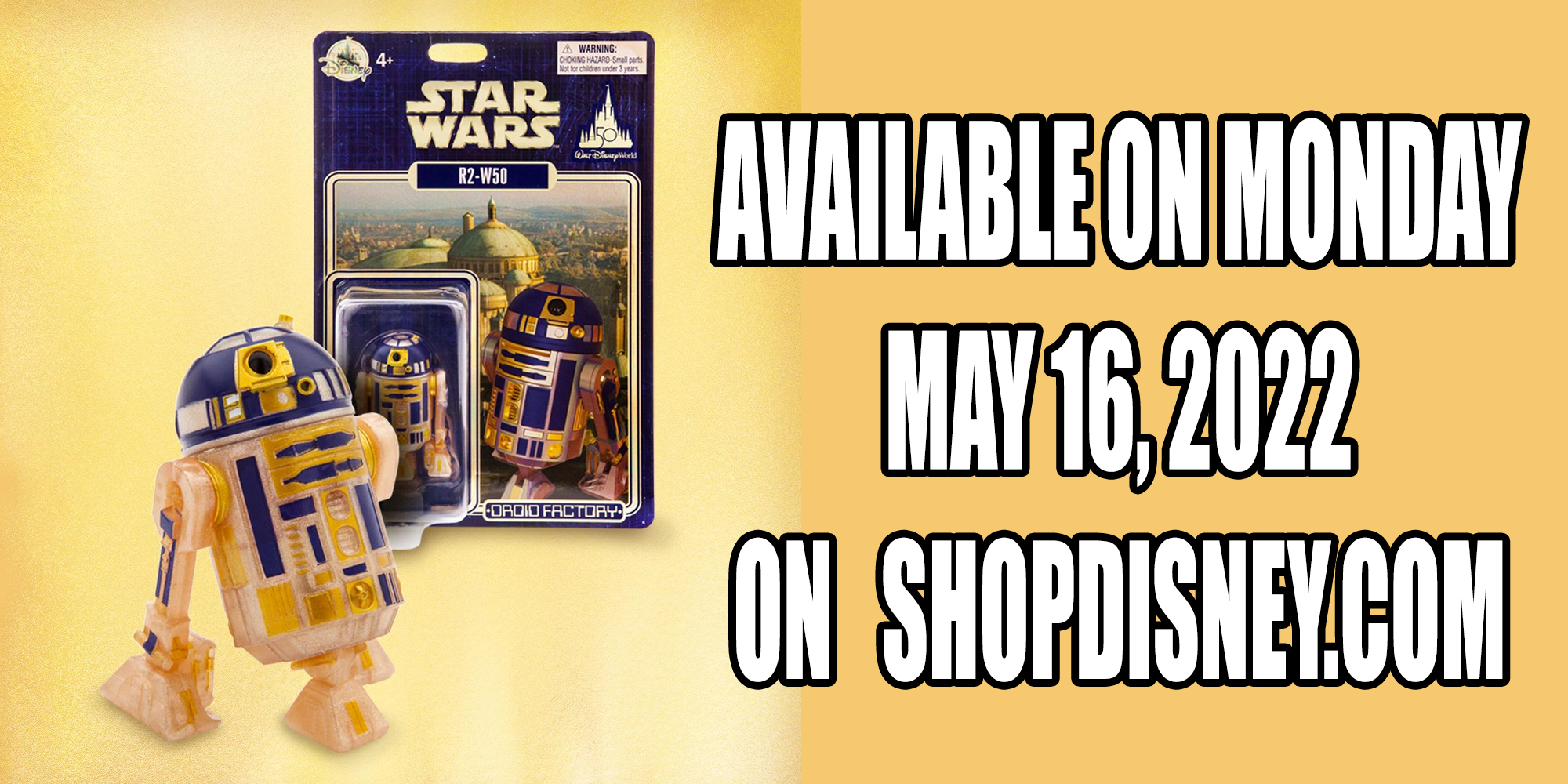R2-W50 Coming To ShopDisney On May 16, 2022