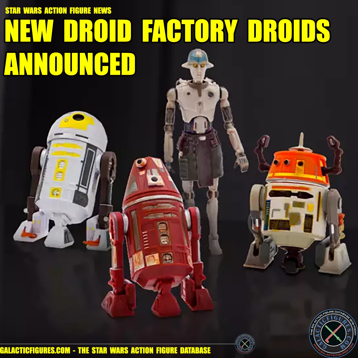 Disney Droid Factory 4-Pack For Ahsoka Revealed