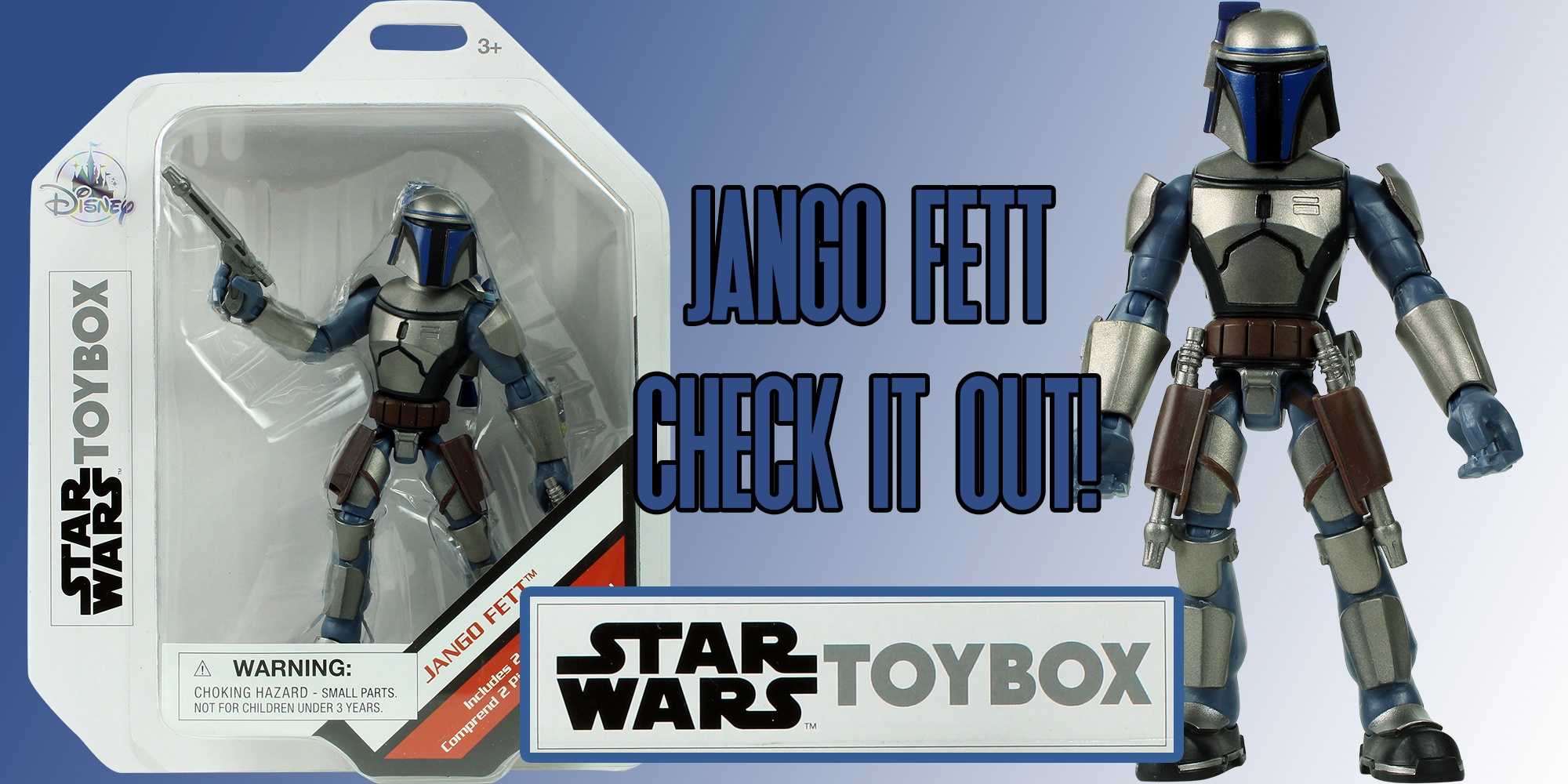 Jango Fett Figurine-Star Wars Toybox nouveau 