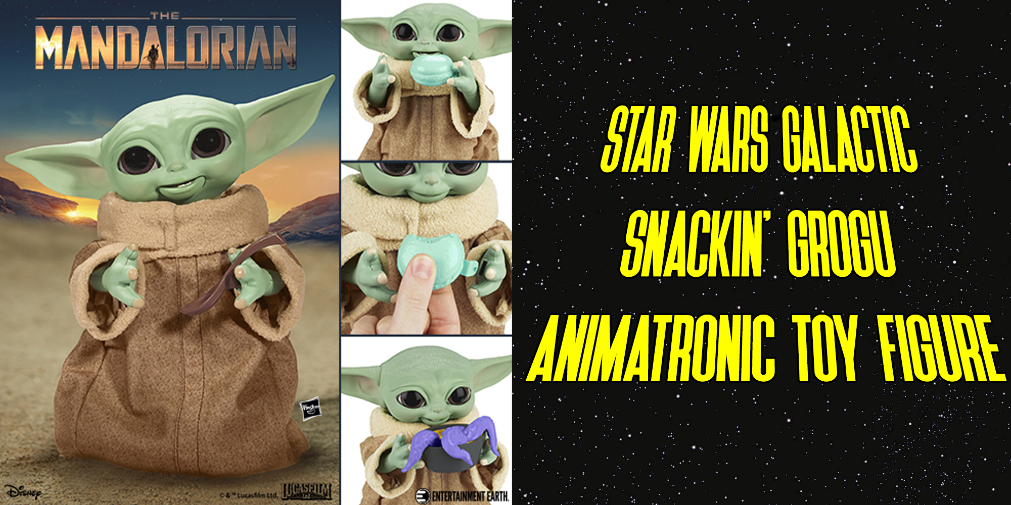 Star Wars Galactic Snackin’ Grogu Animatronic Toy Figure