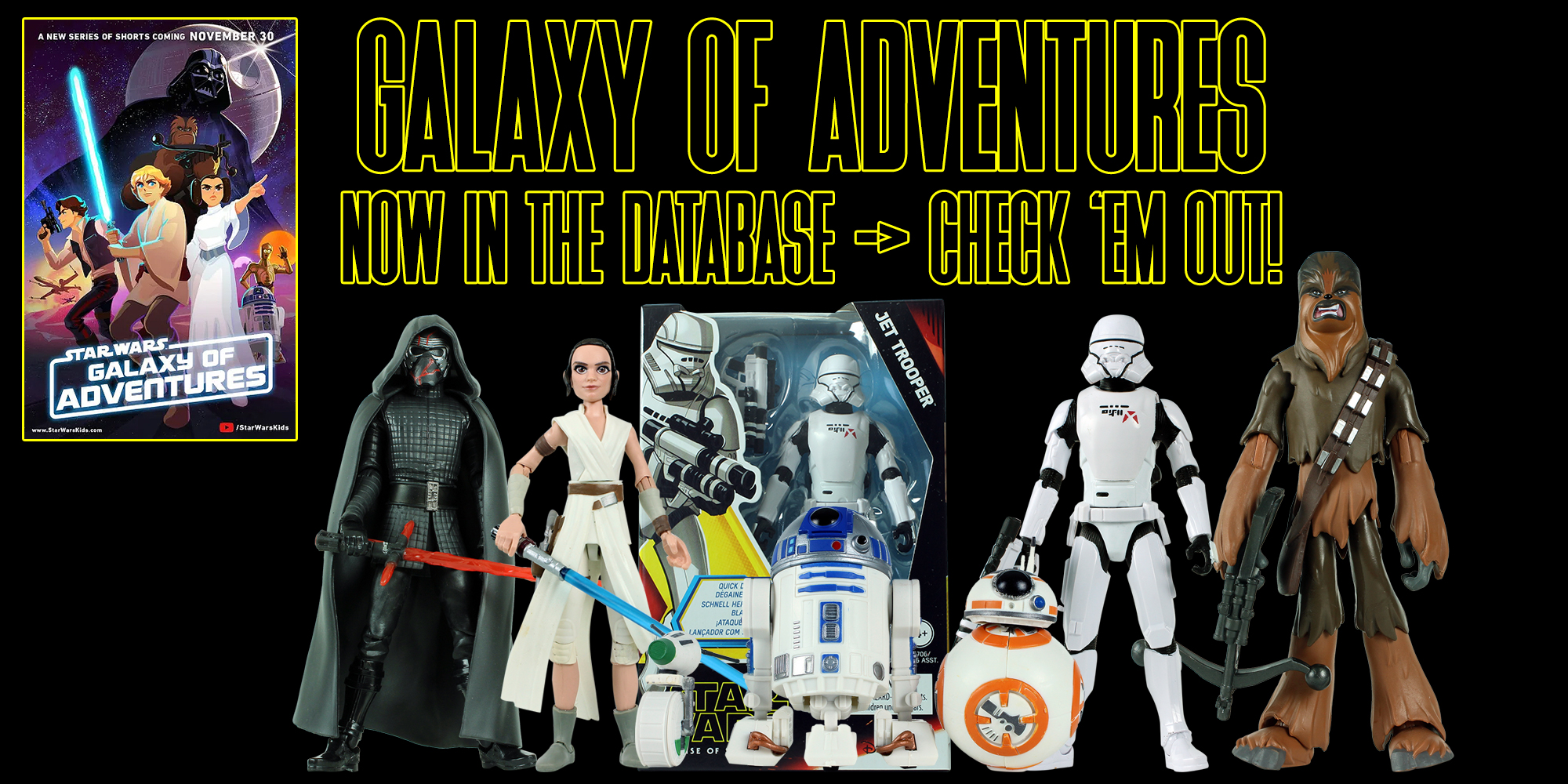 The First Few Galaxy Of Adventures Figures Are Now In The Database!