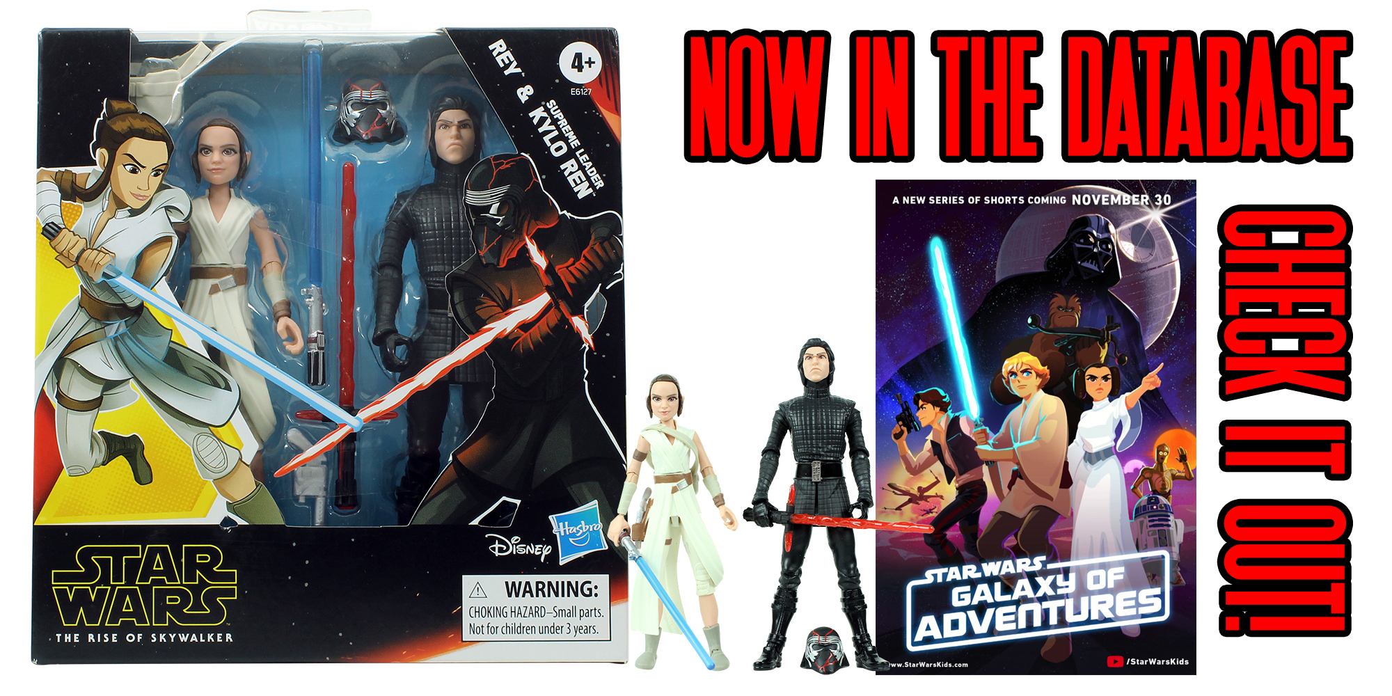New Addition: Rey And Kylo Ren 2-Pack