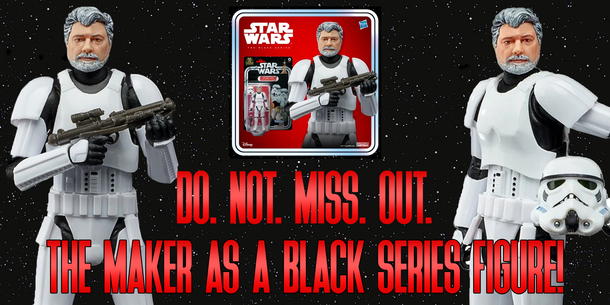 Don't Miss Out On The George Lucas Stormtrooper Figure!