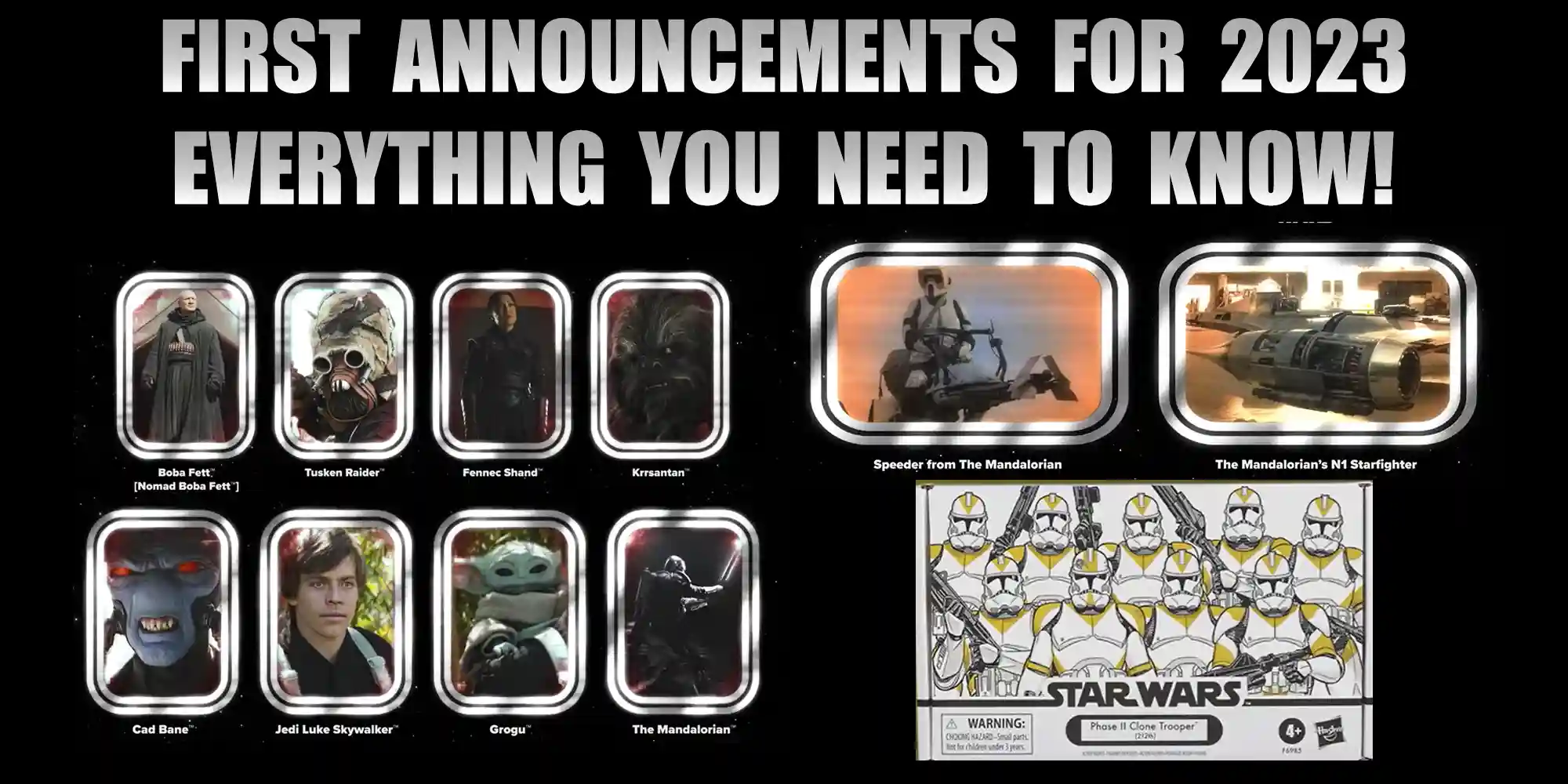 The First Star Wars Action Figure Announcements Of 2023 - Everything You Need To Know!