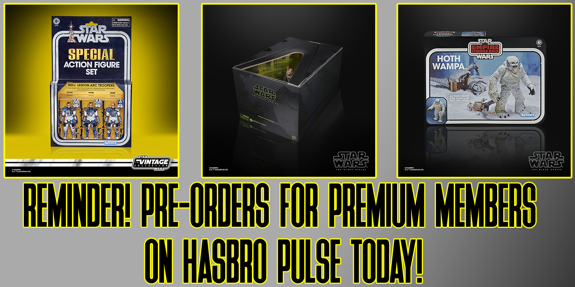 Reminder! Early Access For Premium Members On Hasbro Pulse Today!