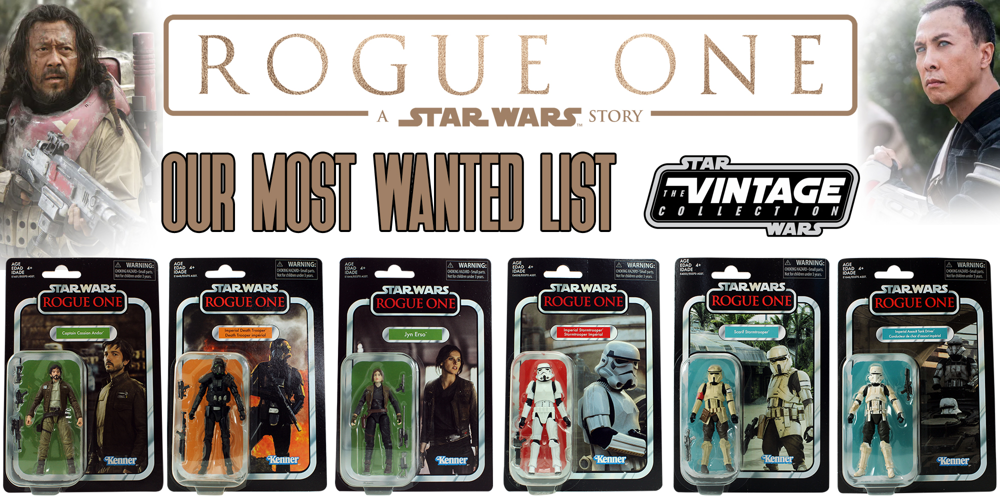 Our Most Wanted The Vintage Collection Rogue One Figures!
