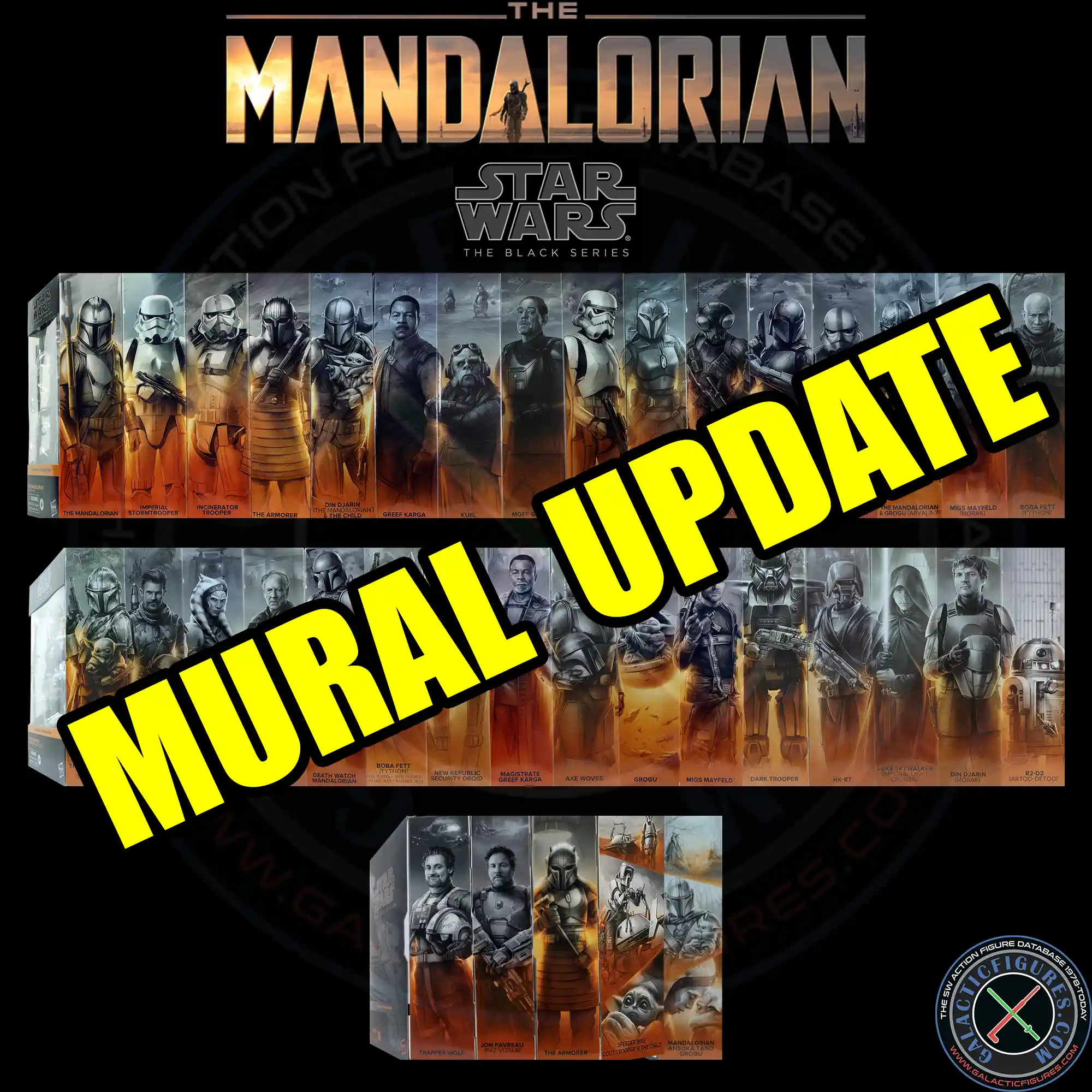 Black Series Mandalorian Mural Update