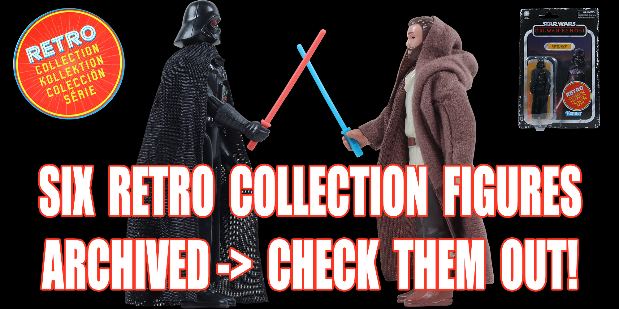 Six Retro Collection Figures Archived