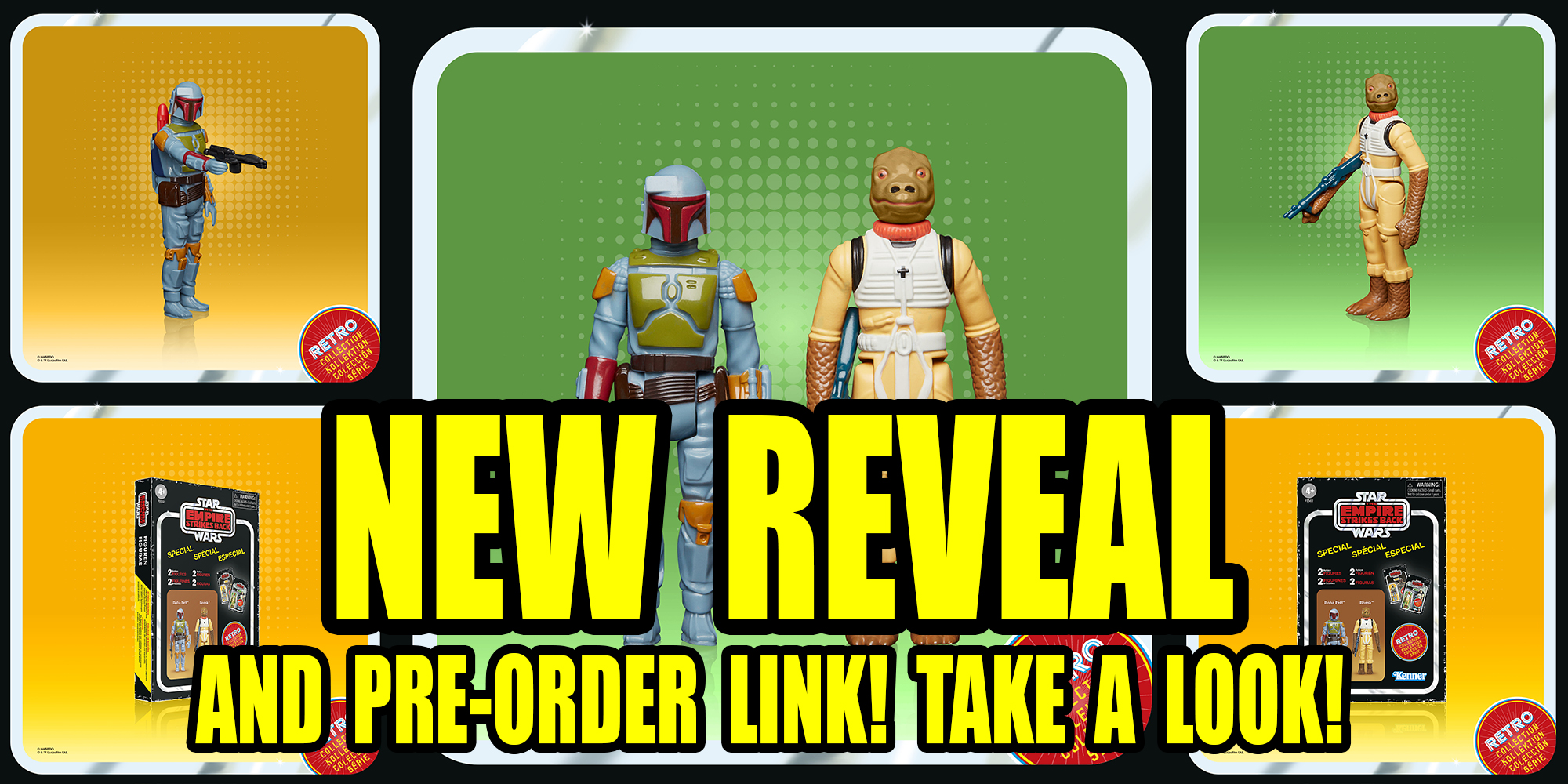 Retro Collection Boba Fett And Bossk
