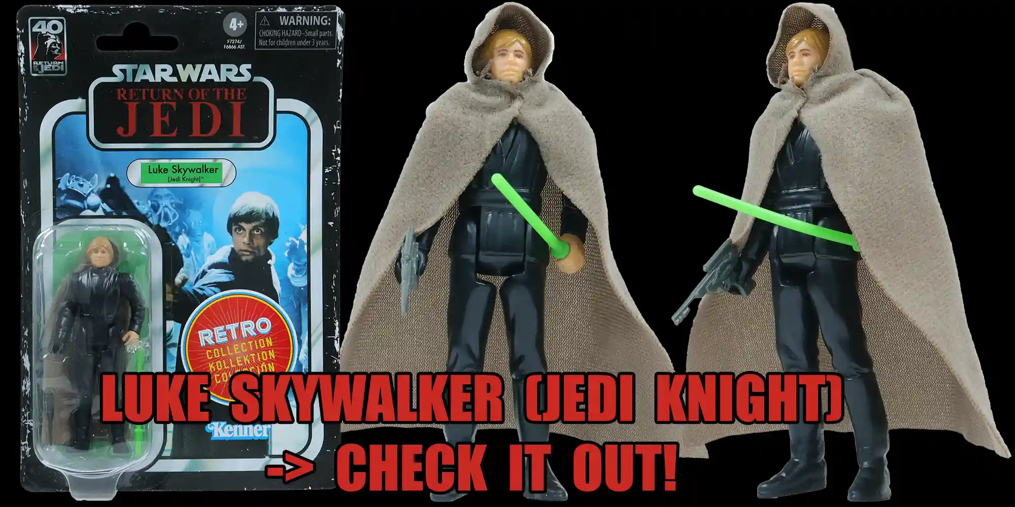 Retro Luke Skywalker (Jedi Knight) Archived - Check It Out!