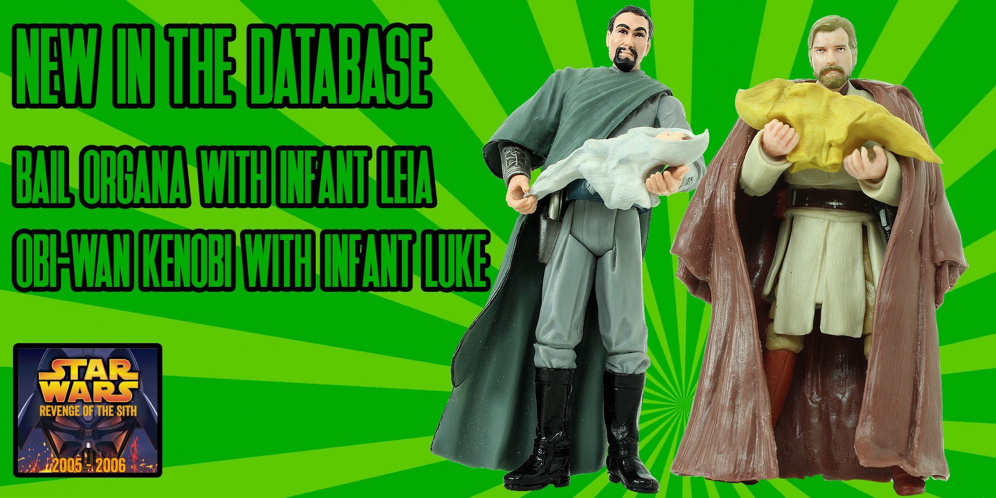 New Additions: Infant Luke/Leia And Bail/Obi-Wan