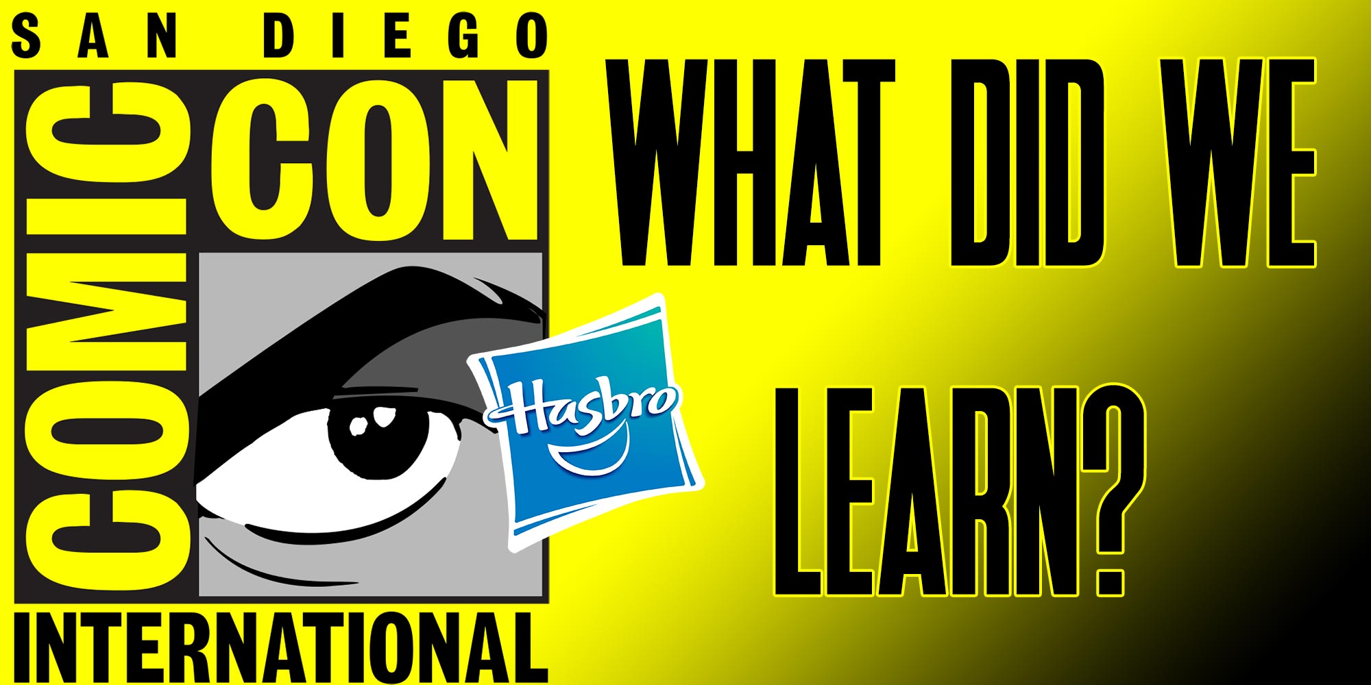 San Diego Comic Con Hasbro