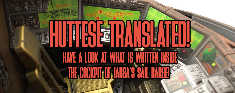 Jabba's Sail Barge Cockpit Decoded