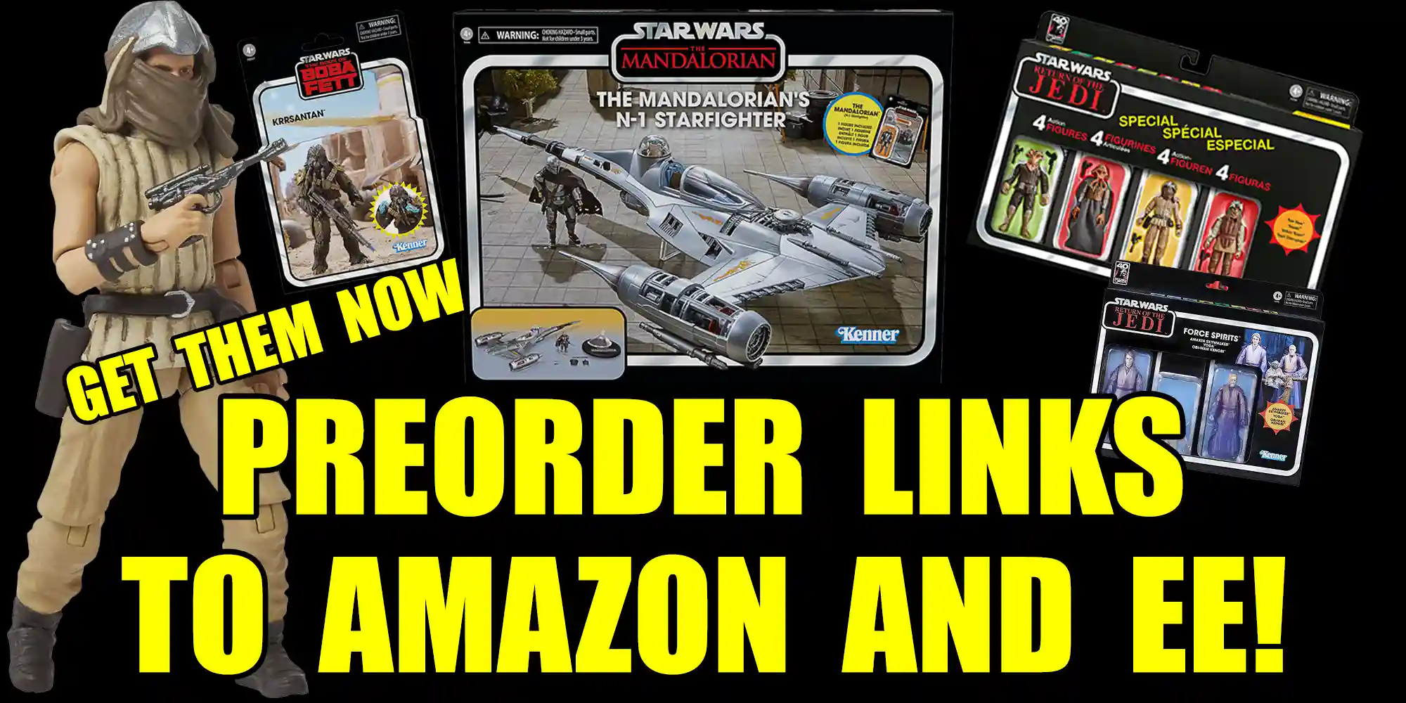 Get Them Now! All The Links To Amazon And Entertainment Earth!