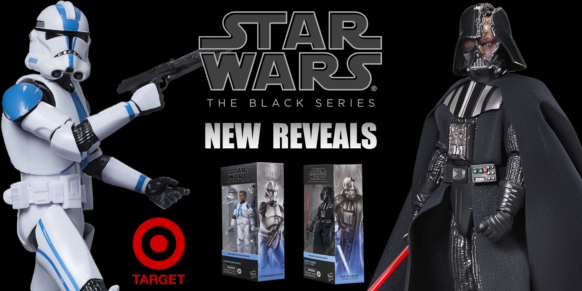 EXCLUSIVE REVEAL: Battle-Damaged Darth Vader & Commander Appo Figures for the Black Series!