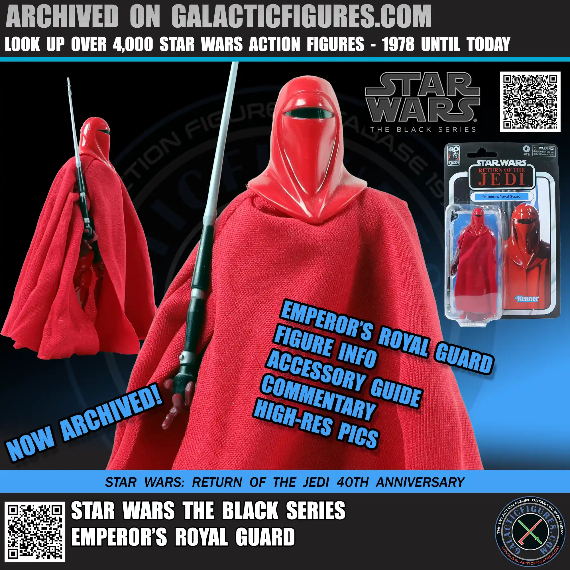 Black Series Emperor's Royal Guard (40th Anniversary Edition) Archived