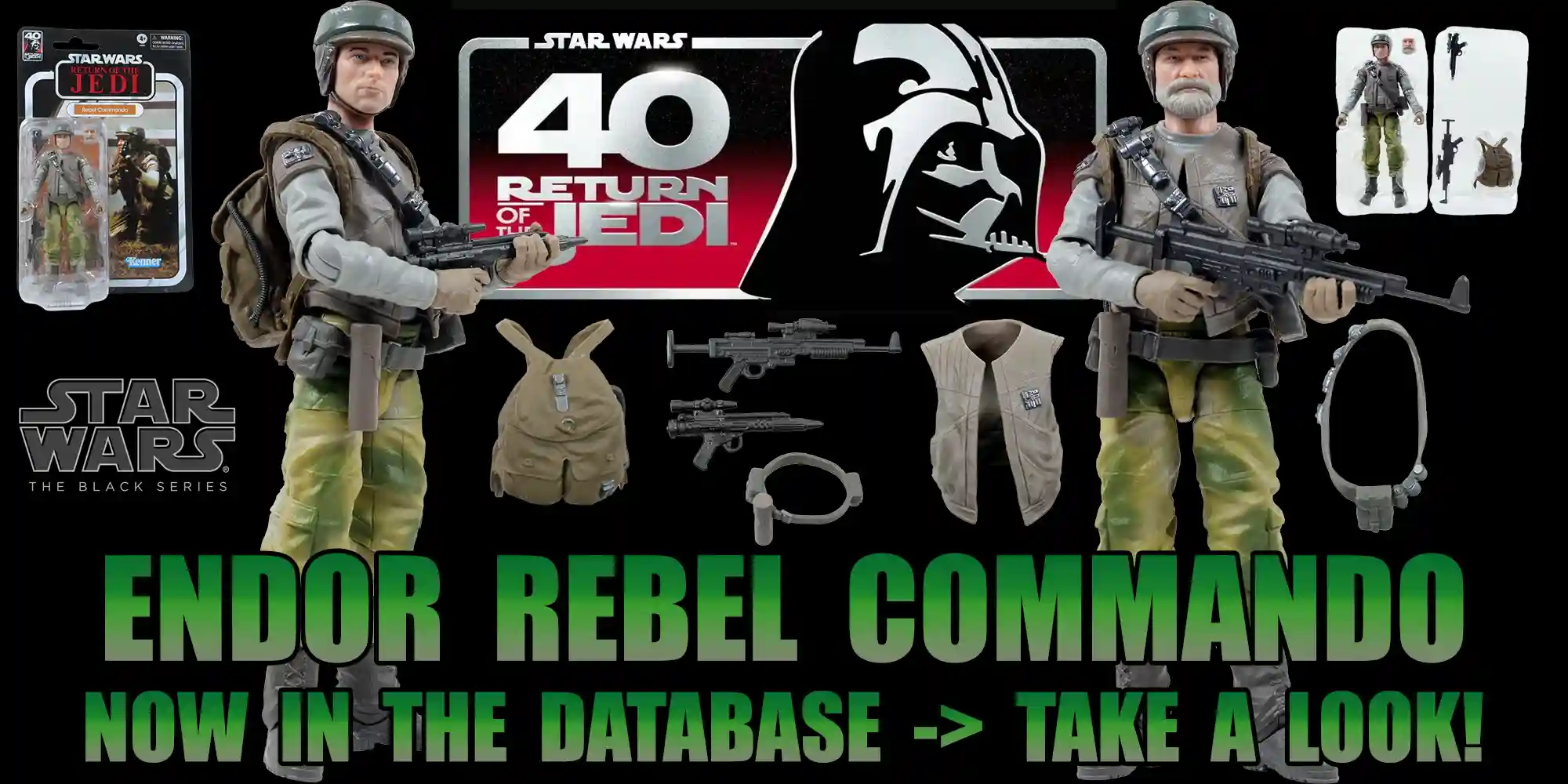 Learn More About The Black Series Endor Rebel Commando!