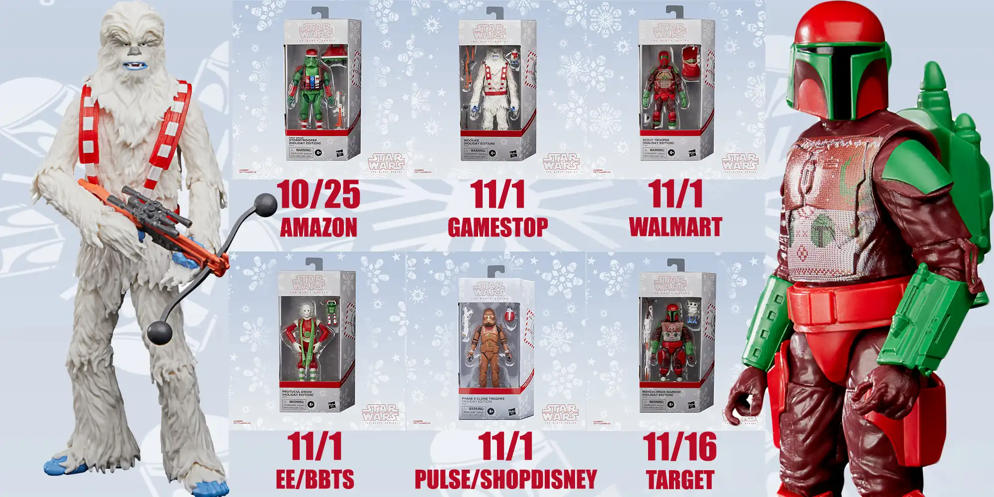 Hasbro Reveals Black Series Holiday 2022 Figures