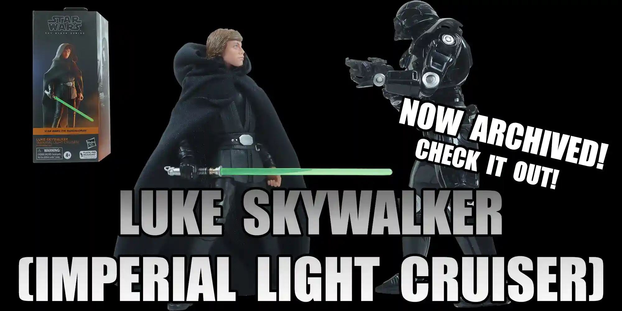 Star Wars The Black Series Luke Skywalker Light Cruiser Added!