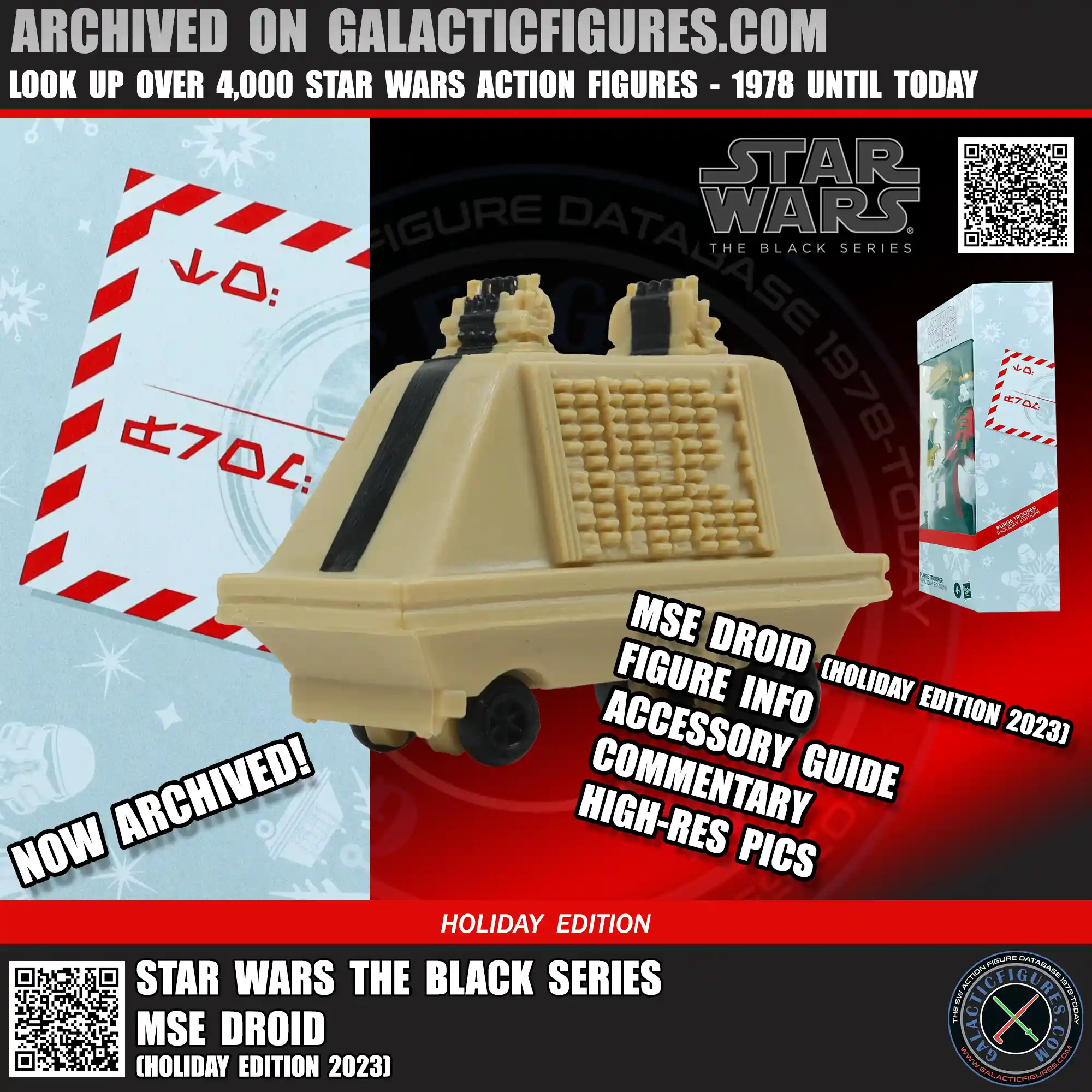 Black Series MSE Droid Holiday Edition 2023