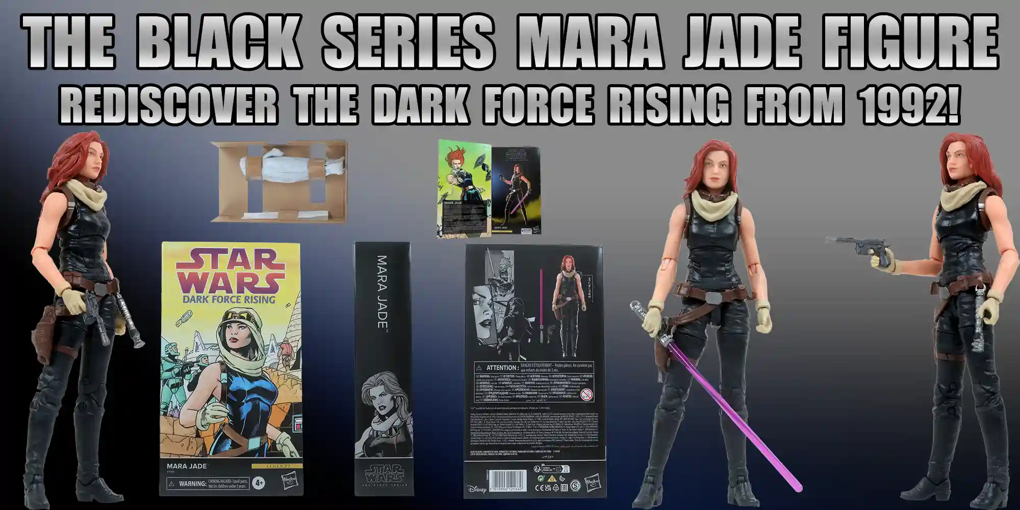 Rediscover The Dark Force Rising With The Black Series Mara Jade Figure!