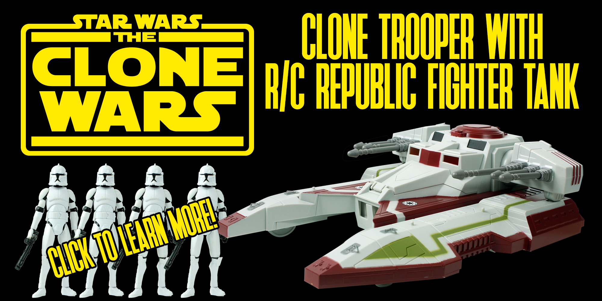New Addition: Clone Trooper With RC Republic Fighter Tank