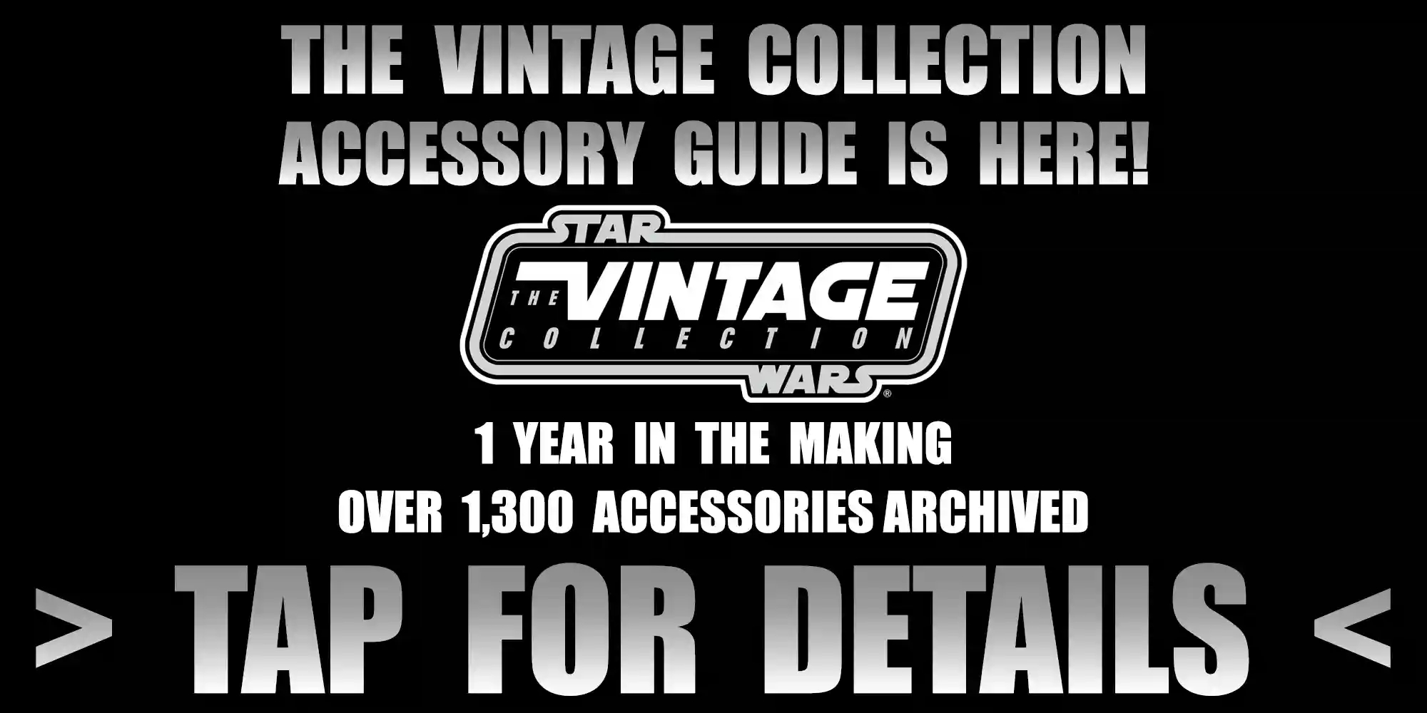 The Vintage Collection Accessory Guide Is Here! Check It Out!
