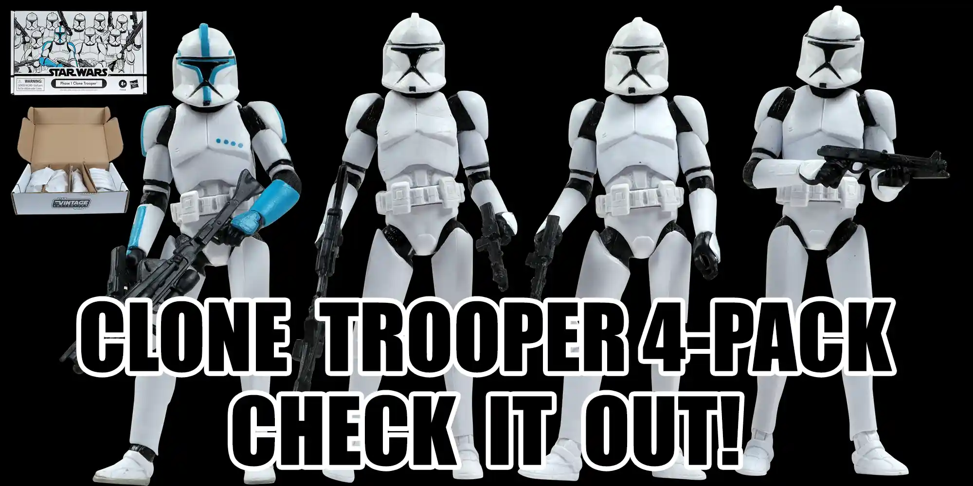 TVC Clone Trooper Phase 1 Troop Builder Set Archived - Take A Look!
