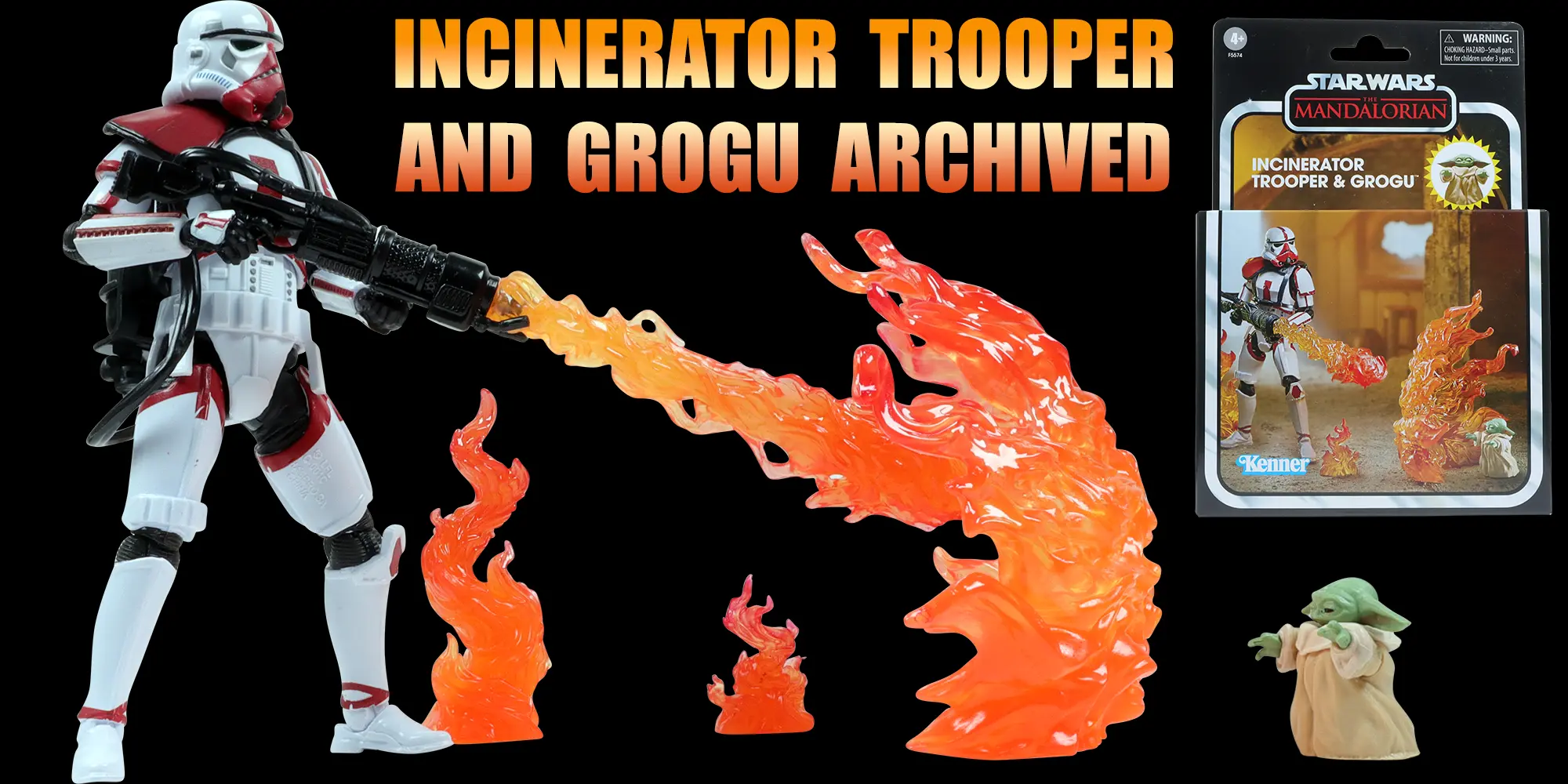 Incinerator Stormtrooper & Grogu Added