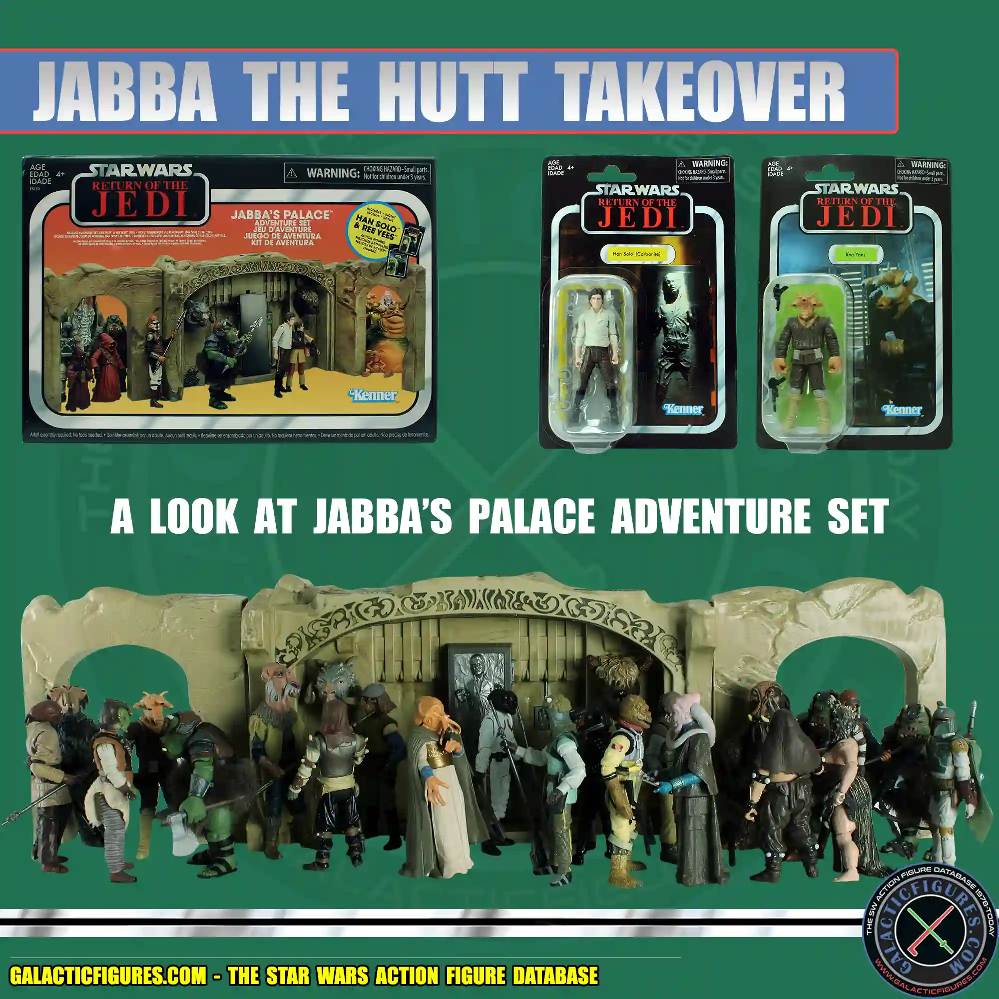 Jabba The Hutt Takeover! A Look At Jabba's Palace Adventure Set!