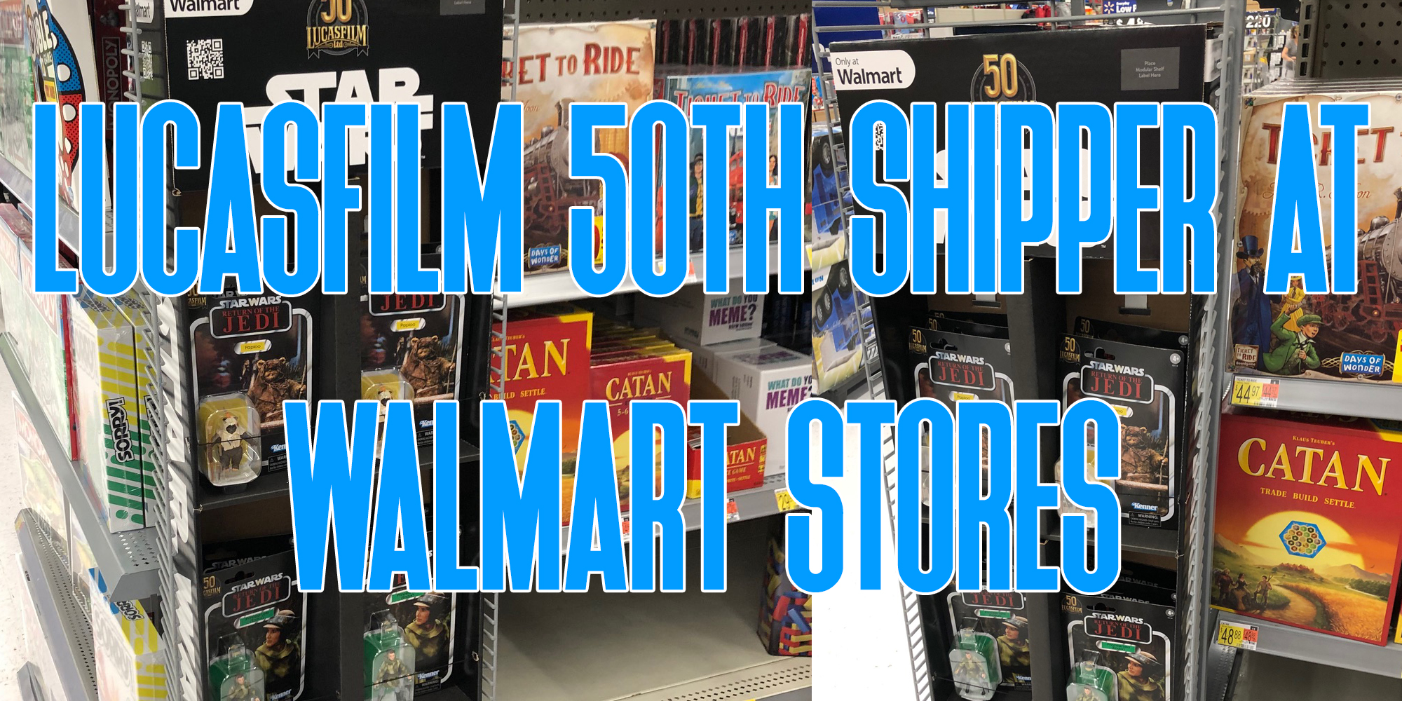 Lucasfilm 50th Vintage Collection Shipper At Walmart