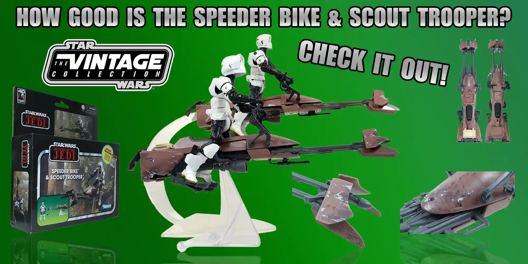 How Good Is The TVC Speeder Bike & Scout Trooper?