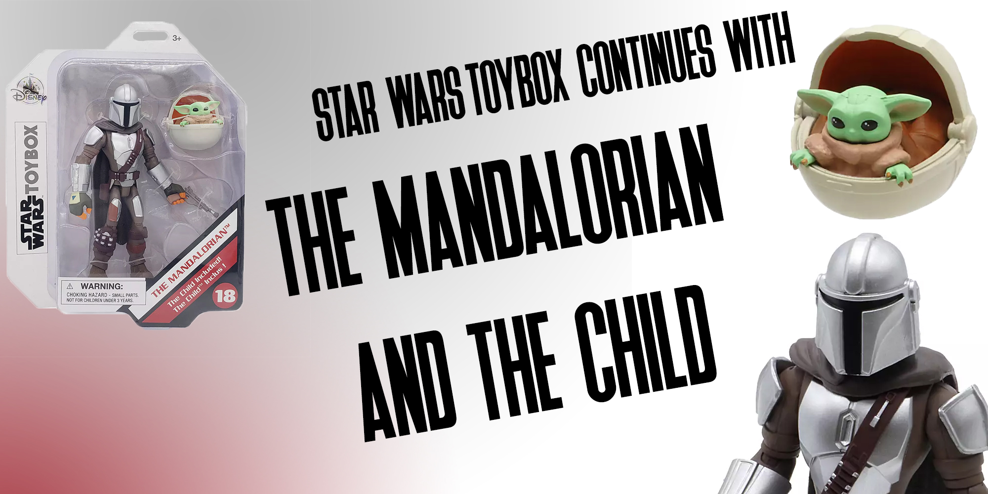 Disney's 5" ToyBox Action Figure Line Continues With The Mandalorian And Child