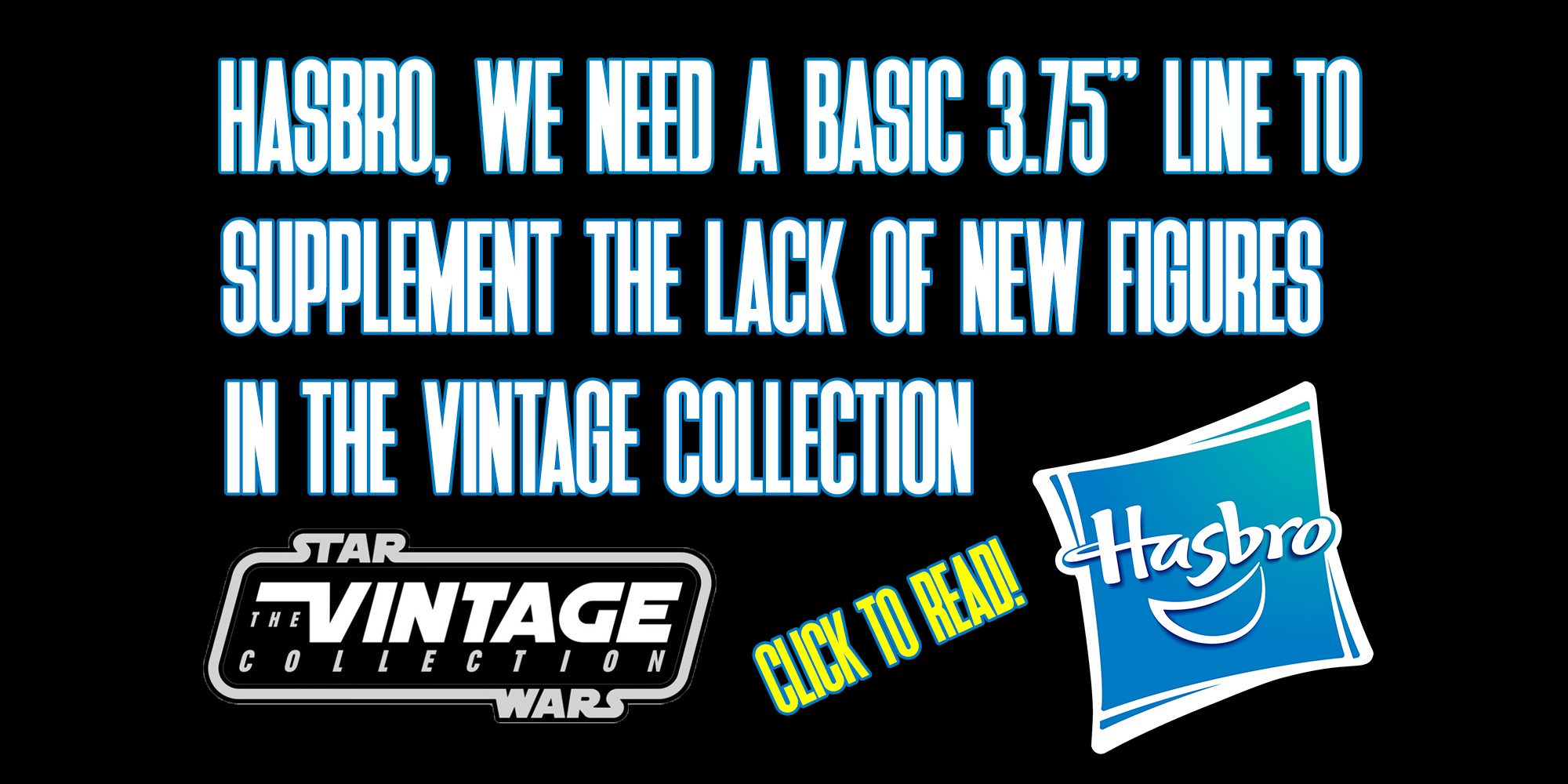 Hasbro, We Need A Basic 3.75" Action Figure Line!