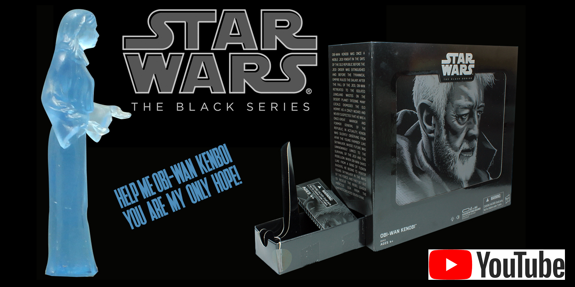 Star Wars The Black Series Obi-Wan Kenobi SDCC Video Review