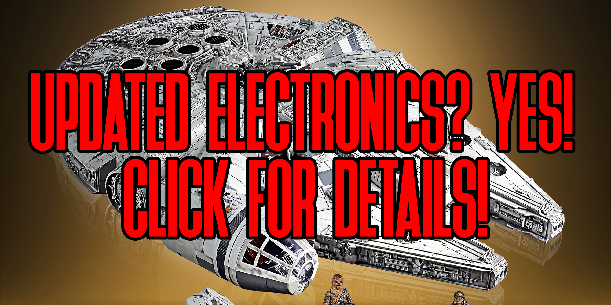 Smuggler's Run Millennium Falcon With Updated Electronics?
