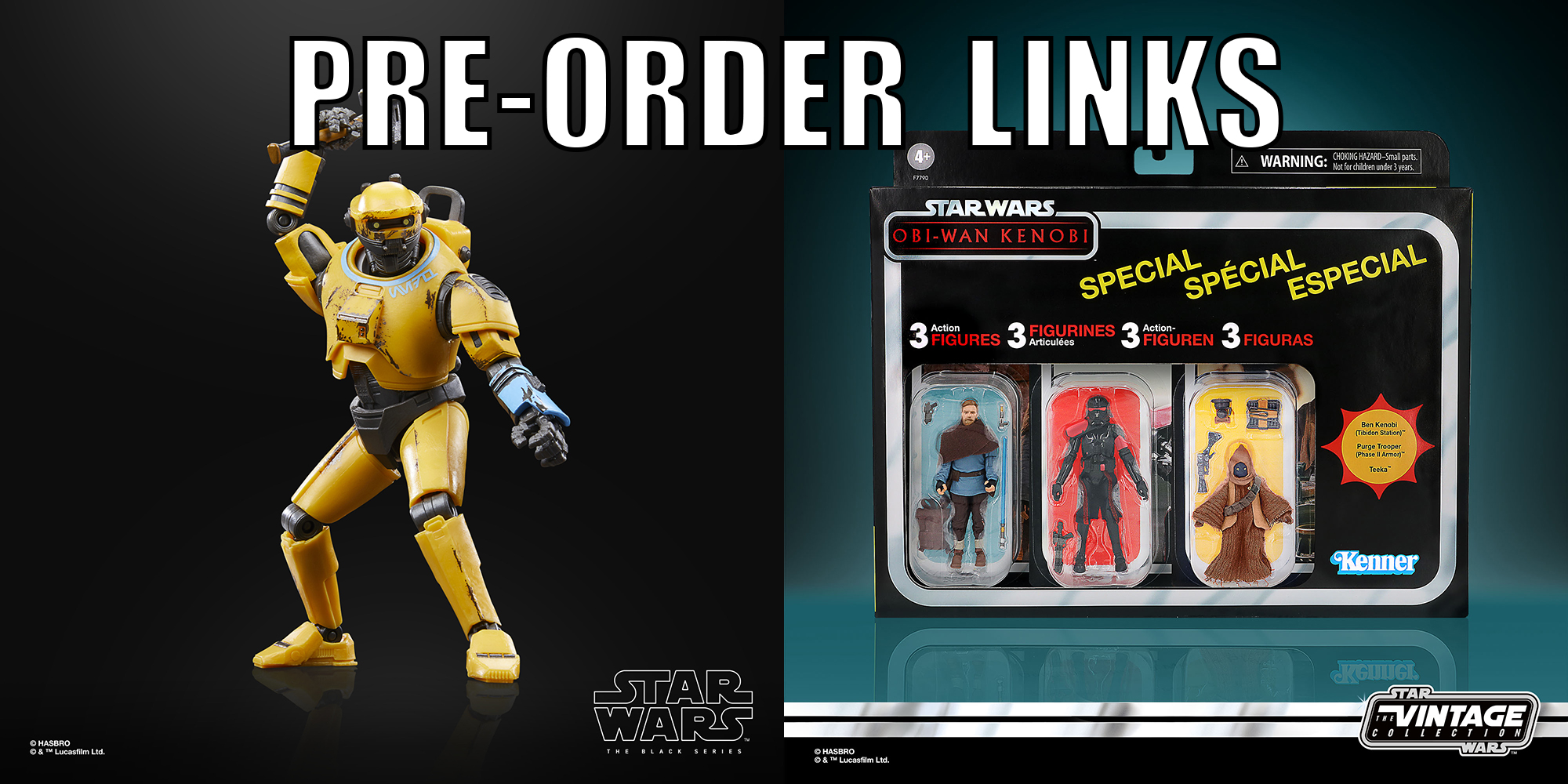 TVC 3-Pack And Black Series NED-B Pre-Order Links